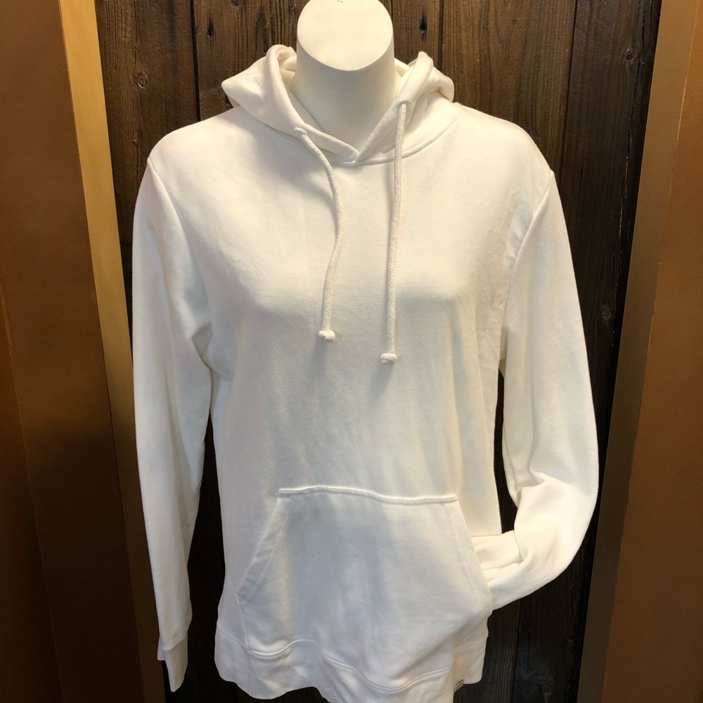 Pull & Bear white hoodie size large